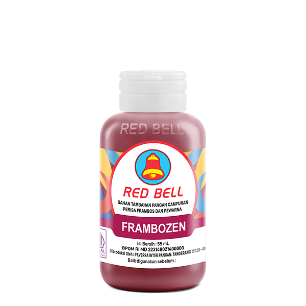 Nikmati sensasi raspberry dengan aroma manis dan segar dari Red Bell Pasta Frambozen, berikan sentuhan rasa dan aroma raspberry yang menggoda. Warna merah yang menawan juga membuat dessert kamu lebih menarik dan menggugah selera. Cocok untuk berbagai kreasi seperti Frambozen Puding Cake, Yoghurt, dan Bolu Panggang.
