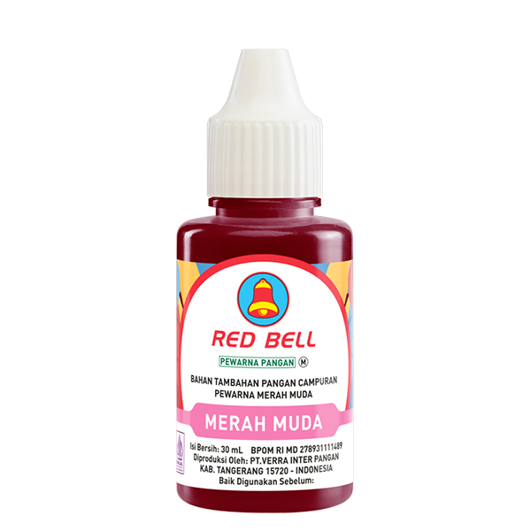 Jadikan tampilan kreasimu lebih manis dan cute, dengan Red Bell Pewarna Cair Merah Muda! Pilihan warna yang pas, untuk semua tampilan kreasi yang bikin suasana jadi makin ceria dan penuh warna. Cocok untuk semua kreasi makanan dan minuman.