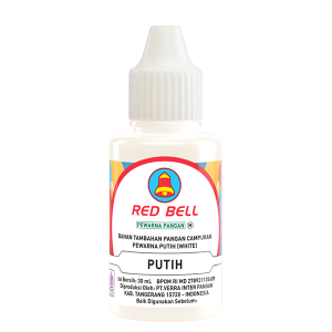 Tampilan kreasi makin classy dan elegan dengan Red Bell Pewarna Cair Putih! Memberikan kesan minimalis dan clean, cocok untuk semua kreasi makanan dan minuman.